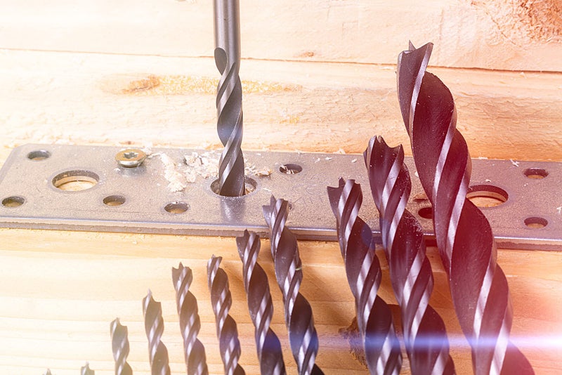 NordWolf 5/8"" Brad Point Wood Drill Bit, Double Flutes Design with 7/16"" Hex Shank for Drills & Impact Drivers - Image 4